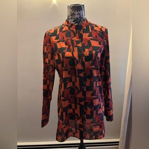 Akris bottom down shirt size 6